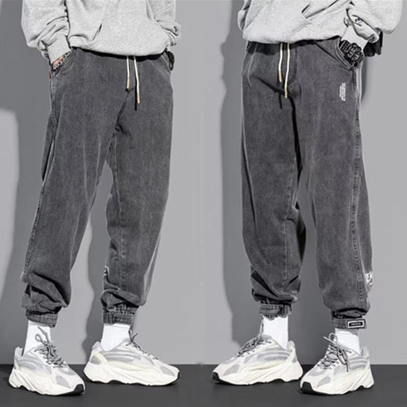 Quần Jeans Form Rộng Phong Cách Retro Cho Nam