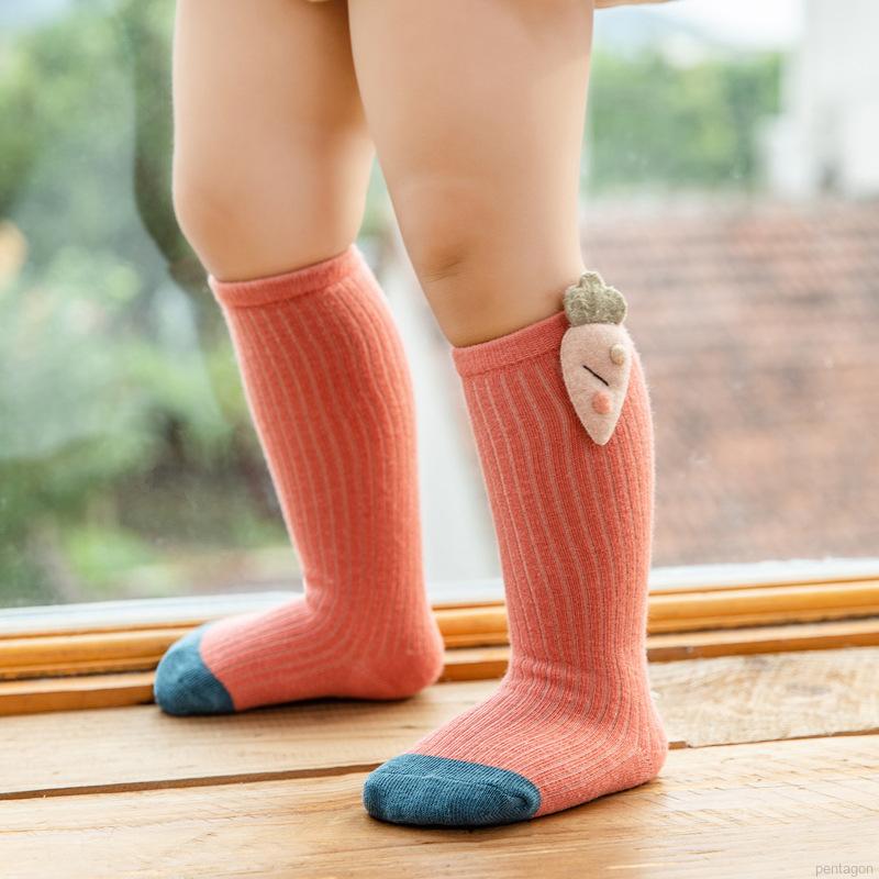 Autumn/Winter New Baby Socks Korean Style Fun Style Children's Non-slip Socks Blue L Code
