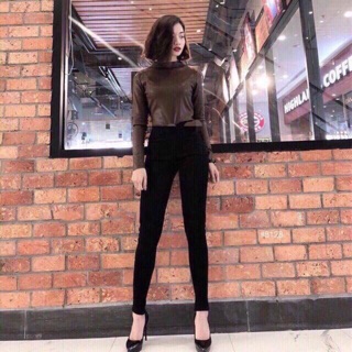 Quần legging cạp cao