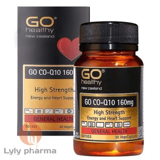 GO CO-Q10 160MG - HỖ TRỢ GIẢM QUÁ TRÌNH LÃO HÓA TIM MẠCH