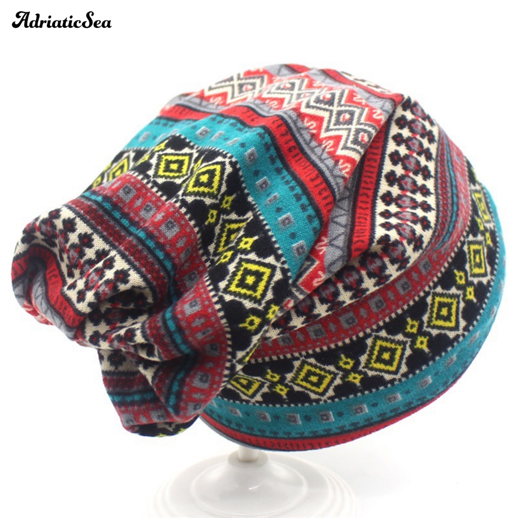 Mũ Trùm Đầu Mùa Đông Phong Cách Dân Tộc Cho Nam Và Nữ