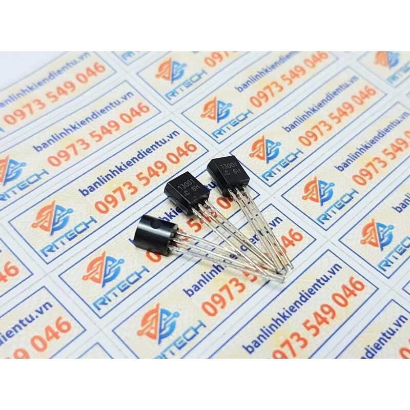 Combo 20 con 13001, MJE13001 Transistor NPN 400V/0.2A TO92