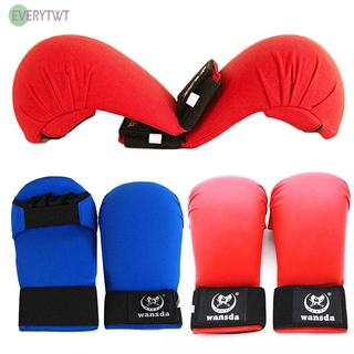Găng Tay Hở Ngón Chuyên Dụng Cho Võ Karate Mma 2 Màu Chất Lượng Cao