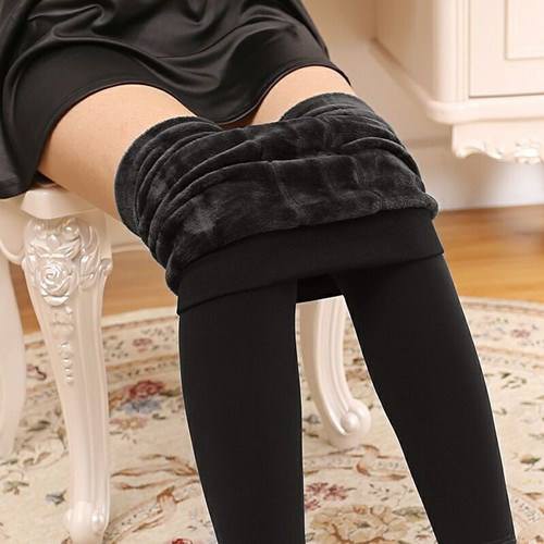 Quần tất lót lông vỏ tím