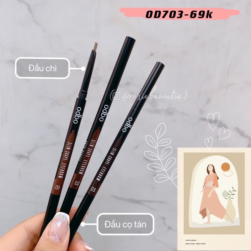 chì mày 2 đầu vỉ hộp OD703 | BigBuy360 - bigbuy360.vn