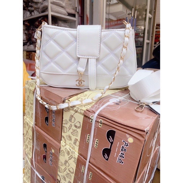 Túi Đeo Chéo , Đeo Vai Thời Trang❤HOT❤ Họa Tiết Lưới Kim Cương TX044