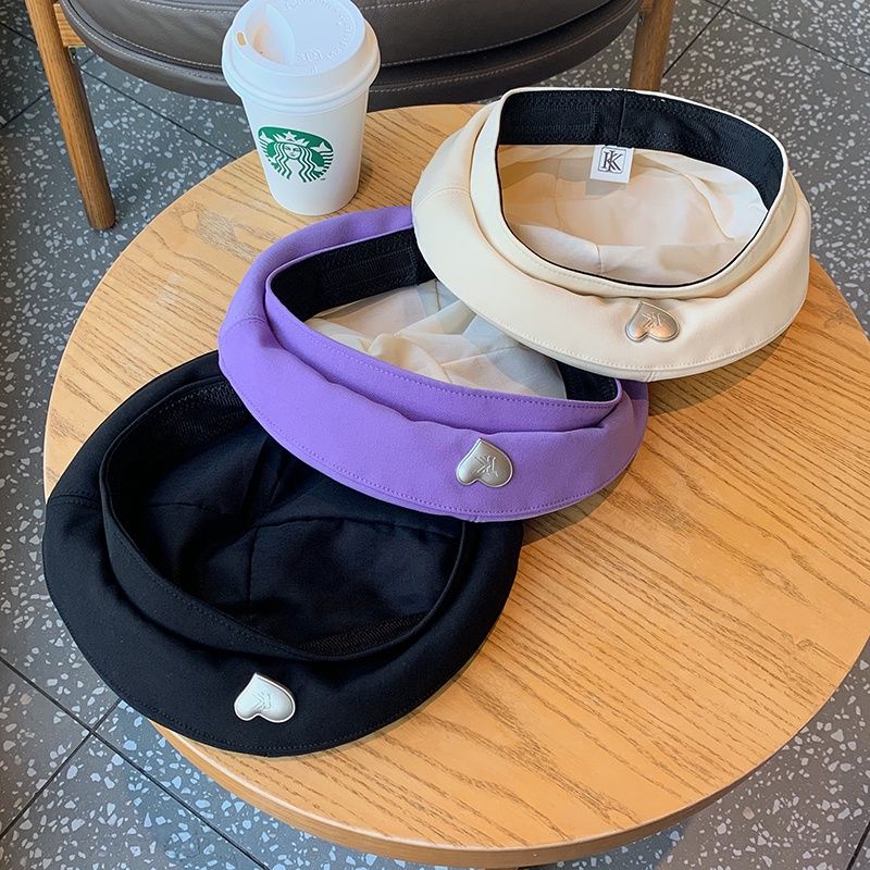 Mũ Beret Tag Trái Tim Chữ KK Mẫu Mới Nhất