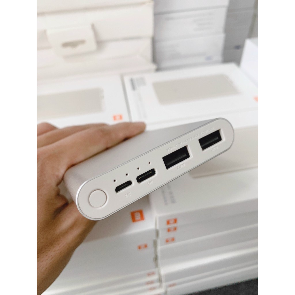 [Free Ship] Pin Sạc Dự Phòng Xiaomi Gen 3 - Dung lượng 10.000mah, Hỗ Trợ sạc nhanh 18w - 2 cổng sạc USB, 1 cổng type C