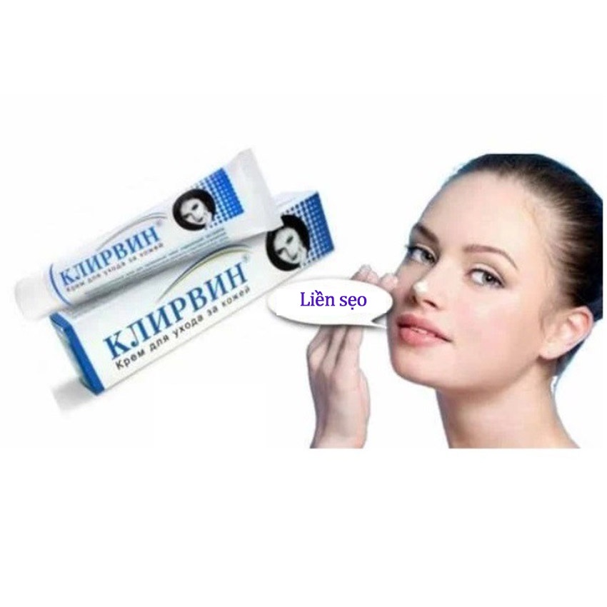 Kem Mờ Sẹo Nga Klirvin - Xóa sẹo thâm, giảm sẹo mụn, vết rạn da... hiệu quả, phục hồi các tổn thương trên da, 25g | BigBuy360 - bigbuy360.vn
