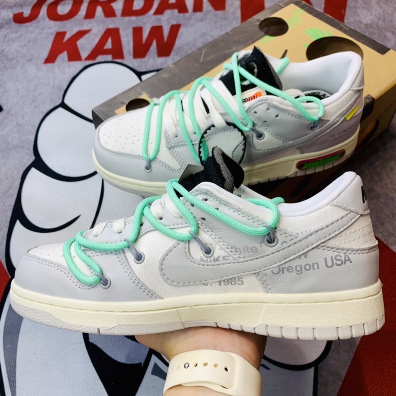 Hàng chuẩn | Giày Sb off white cổ thấp nam nữ