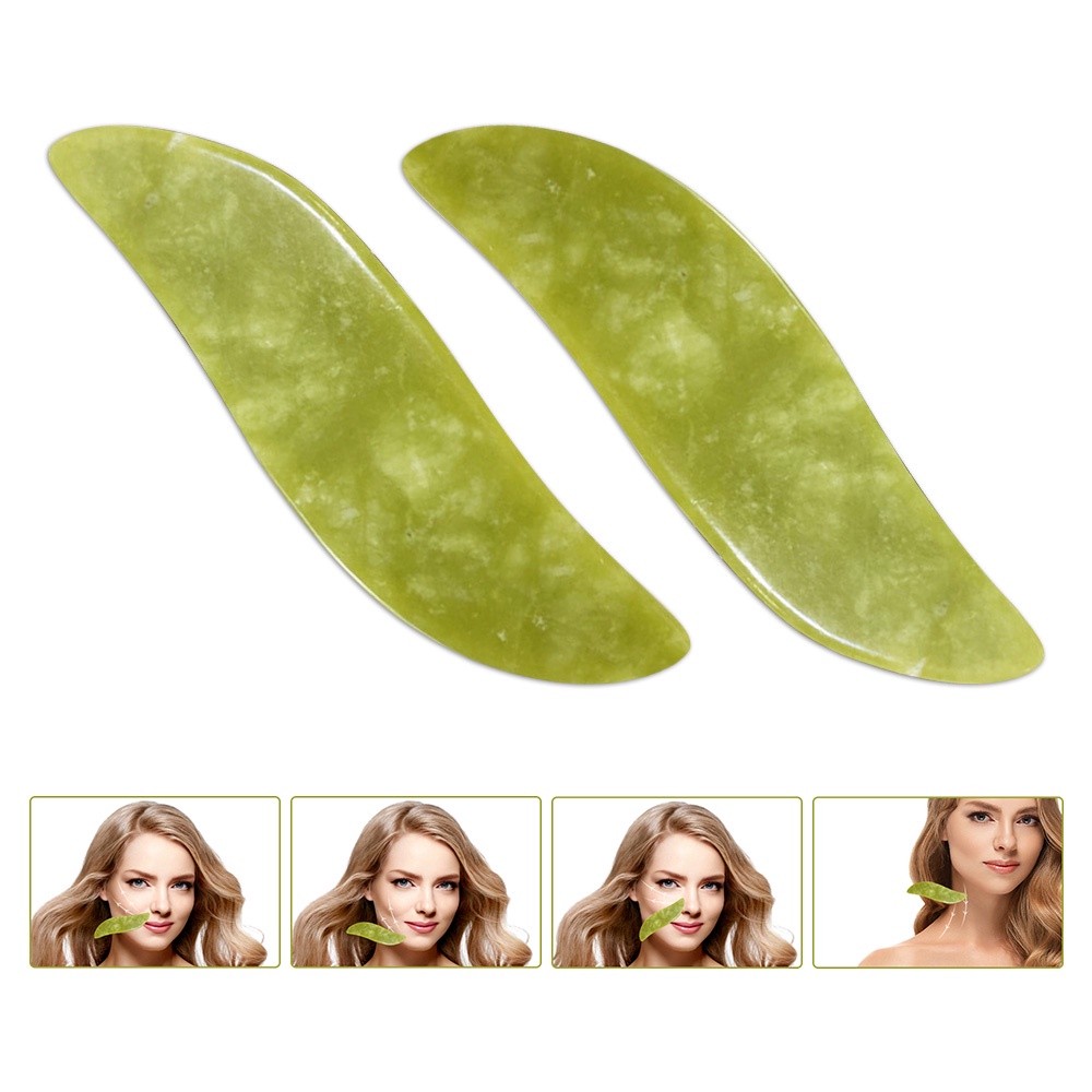 Bảng Gua Sha Tự Nhiên Hình Chữ S Chăm Sóc Da Mặt Và Cơ Thể P00403