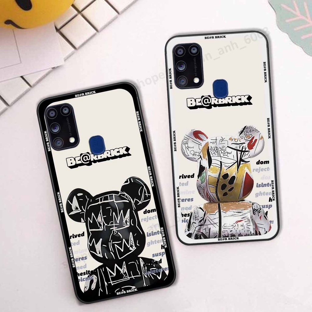 Ốp Samsung M31 be@r brick mars thời trang, ốp lưng điện thoại viền dẻo siêu chất