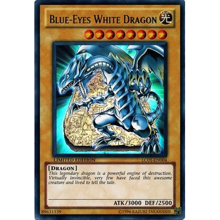 Thẻ bài Yugioh - TCG - Blue-Eyes White Dragon / LC01-EN004'