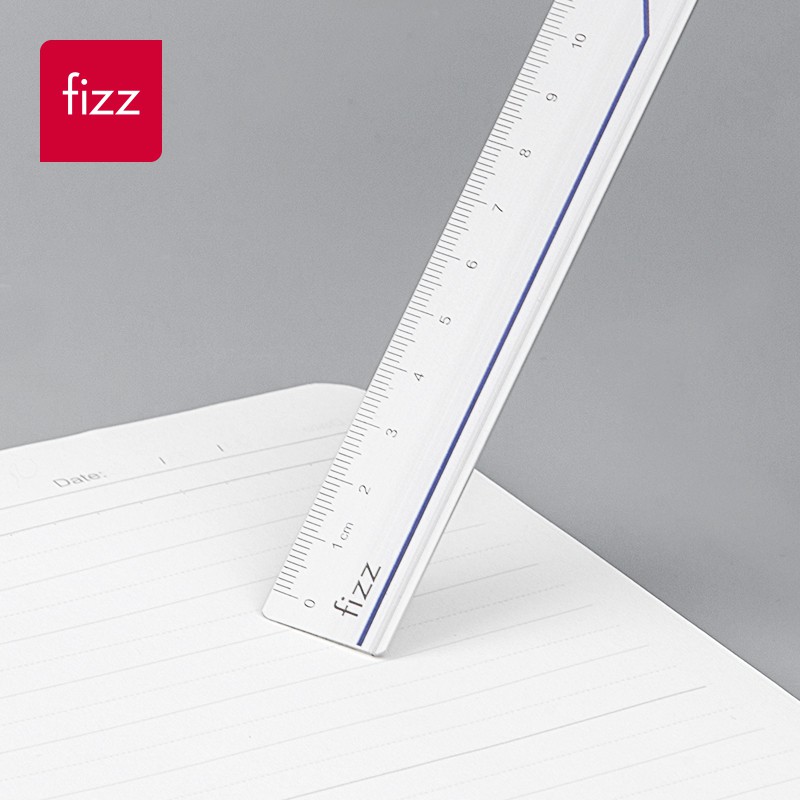 Thước kẻ nhôm Fizz Cao Cấp, Sang trọng 20 cm.