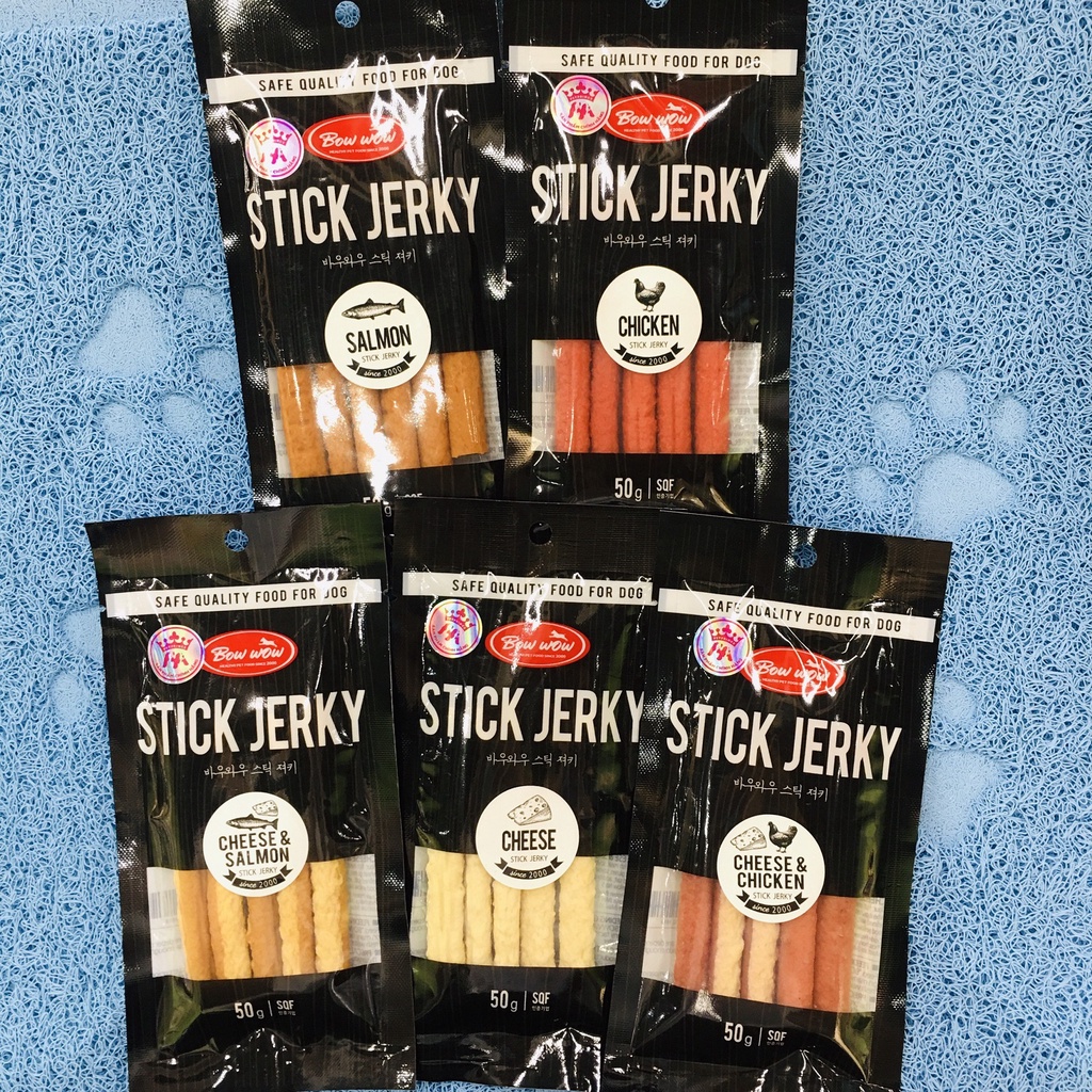 BOWWOW Snack dạng que dành cho chó 50gr các loại - Petemo Pet Shop