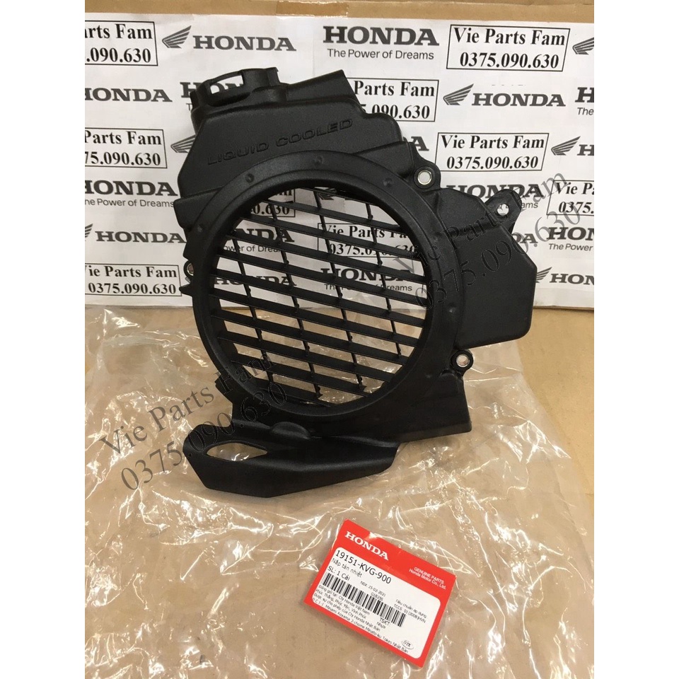 Nắp che két nước Air Blade 110 đời đầu, AB 110 đời đầu 2007-2008, Click 110 đời đầu, hàng din Honda mới 100%