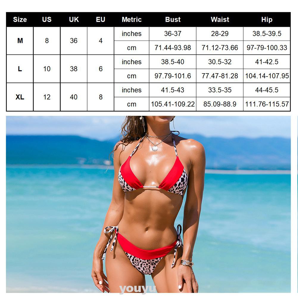 Mềm Bộ Bikini Hai Mảnh Họa Tiết Da Báo Thời Trang Cho Nữ | BigBuy360 - bigbuy360.vn