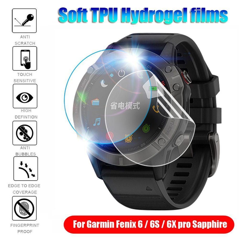 Miếng Dán Màn Hình 2.5D HD Hydrogel Cho Garmin Fenix 6 6S 6X Pro