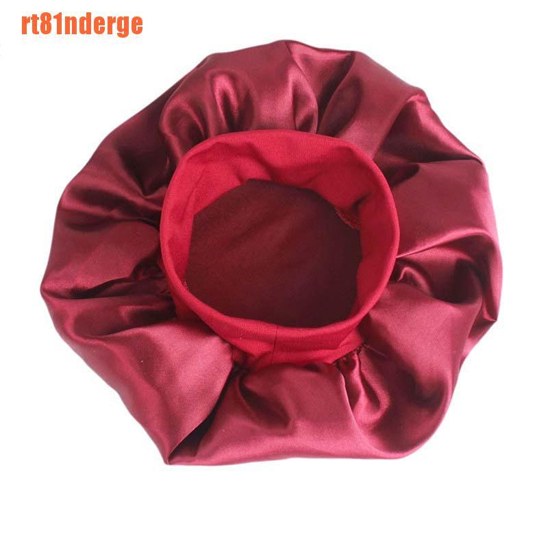 [Hàng mới về] Mũ trùm tạo kiểu tóc bằng lụa satin màu trơn cho nữ