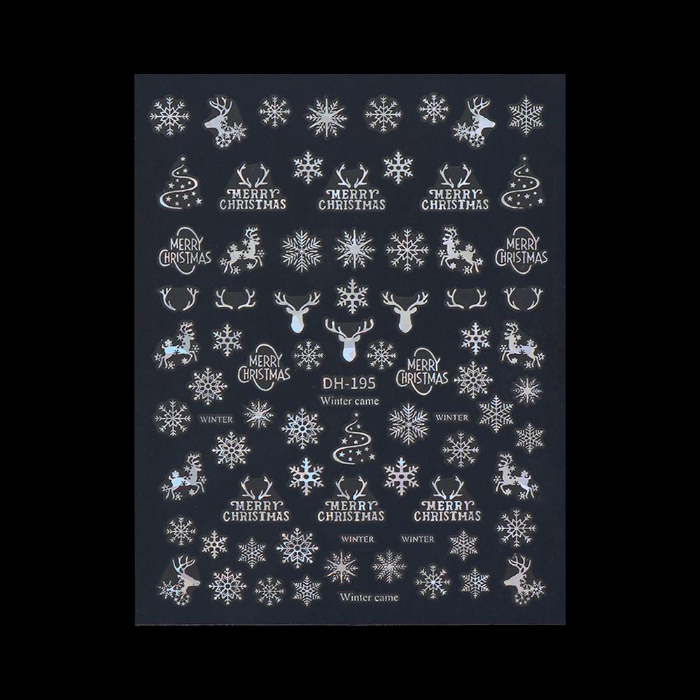 Sticker Dán Trang Trí Móng Tay Hình Nai Sừng Tấm