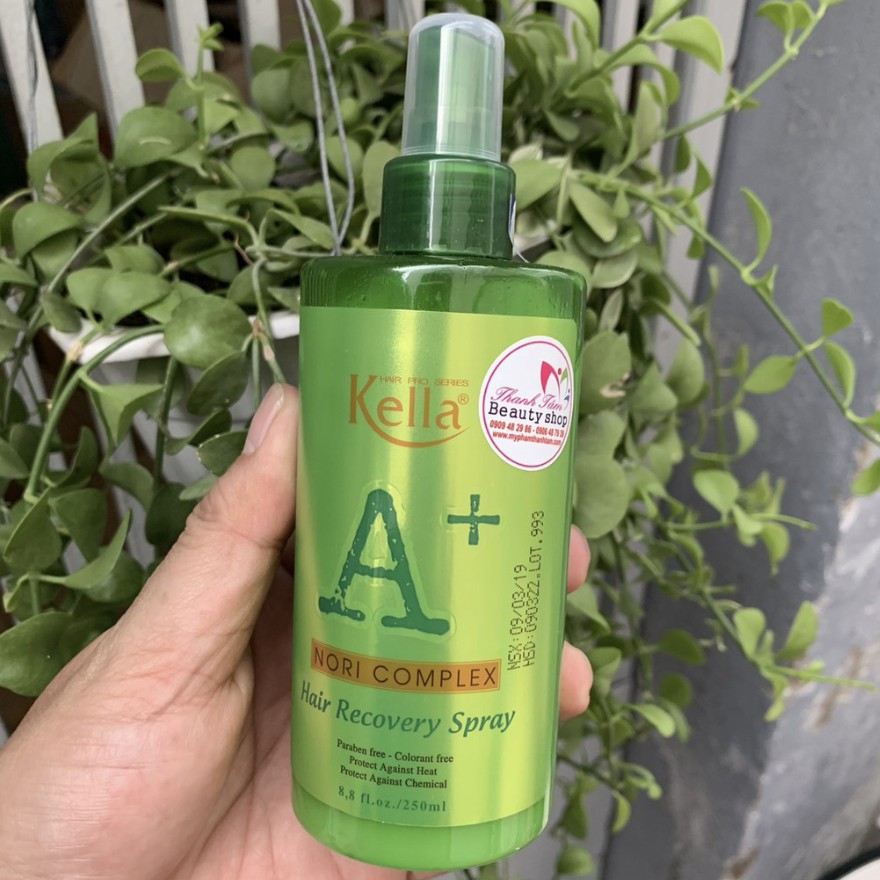 Xịt dưỡng phục hồi Kella A+ Nori Complex Recovery Spray 250ml