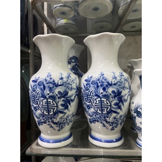 Lọ lục bình cắm hoa miệng lượn
