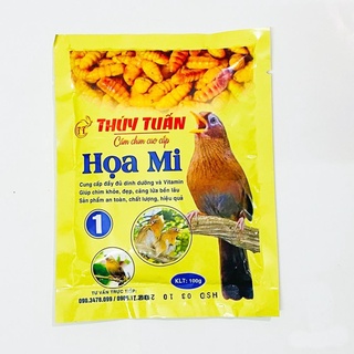 Cám chim họa mi Thúy Tuấn số 1 cao cấp 100gram - Cám chim mi Thúy Tuấn cao cấp giá rẻ