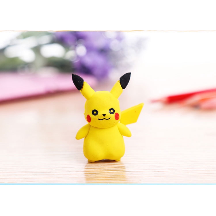Bộ 4 Cục Tẩy Cao Su Hình Pikachu Dễ Thương