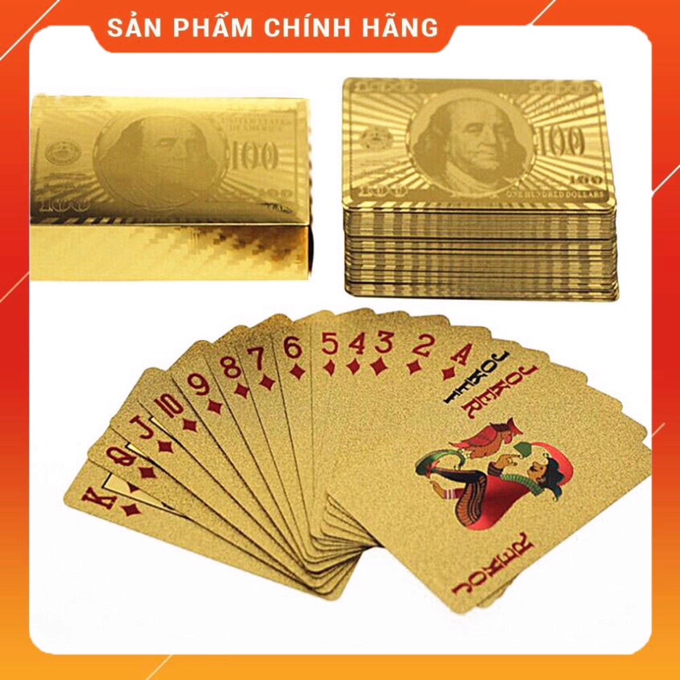 Bộ Bài Lá Mạ Vàng Cao Cấp Dành Cho Dân Chuyên Cực Hot