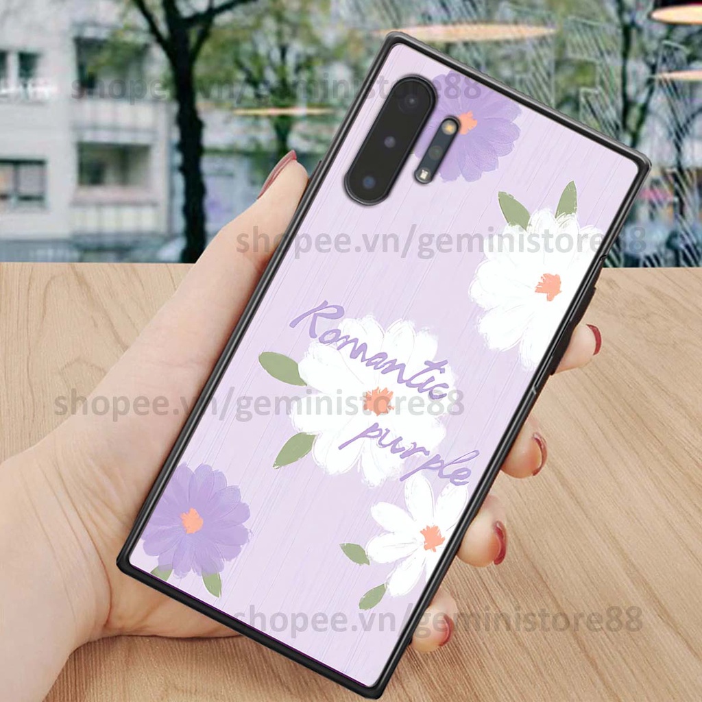 Ốp Samsung Note 10 / Note 10 Plus / Note 10+ in hình hoa lá nhiều màu sắc siêu đẹp, siêu xinh, siêu cá tính