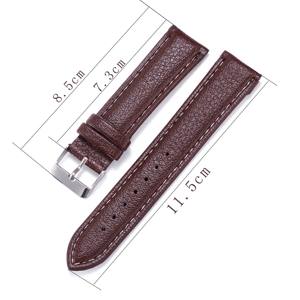 Dây Đeo Đồng Hồ Thể Thao Bằng Da PU Cho Đồng Hồ Thông Minh 16/18/20/22mm