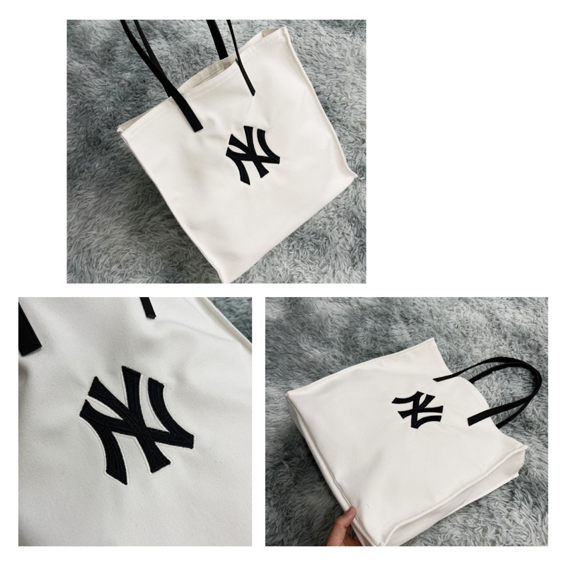 Túi Tote N.Y Basic ( White - xuất dư )