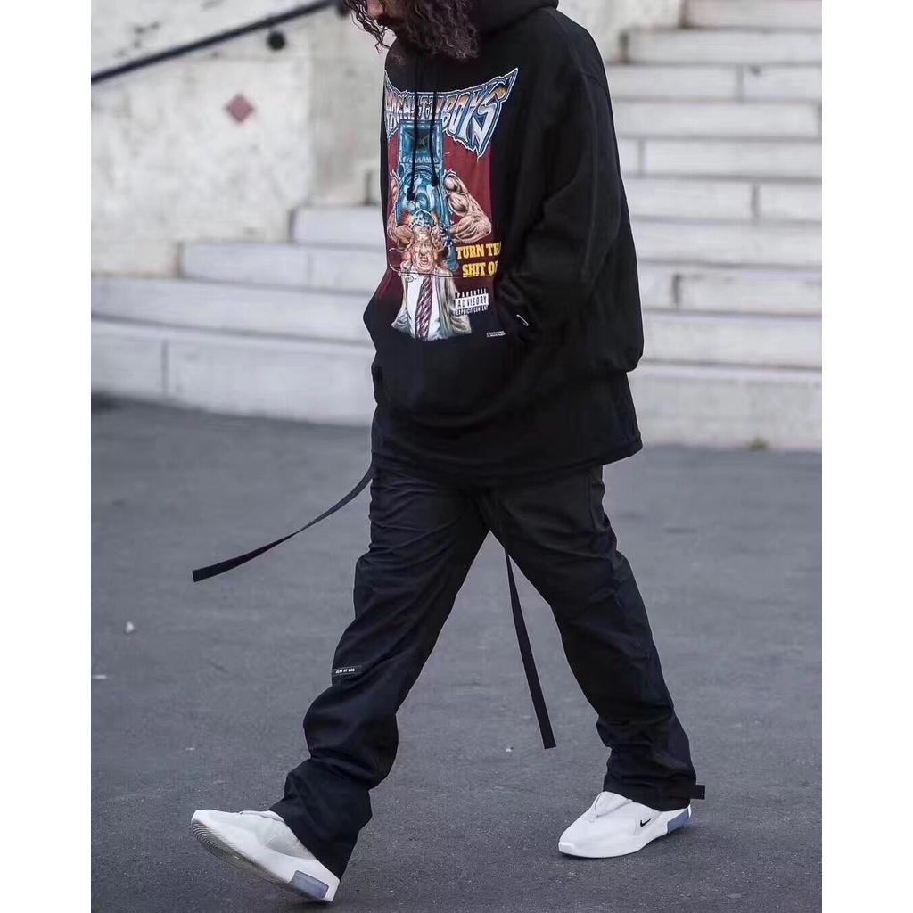 Quần FOG FEAR OF GOD mùa 6 có khóa dán phong cách đường phố