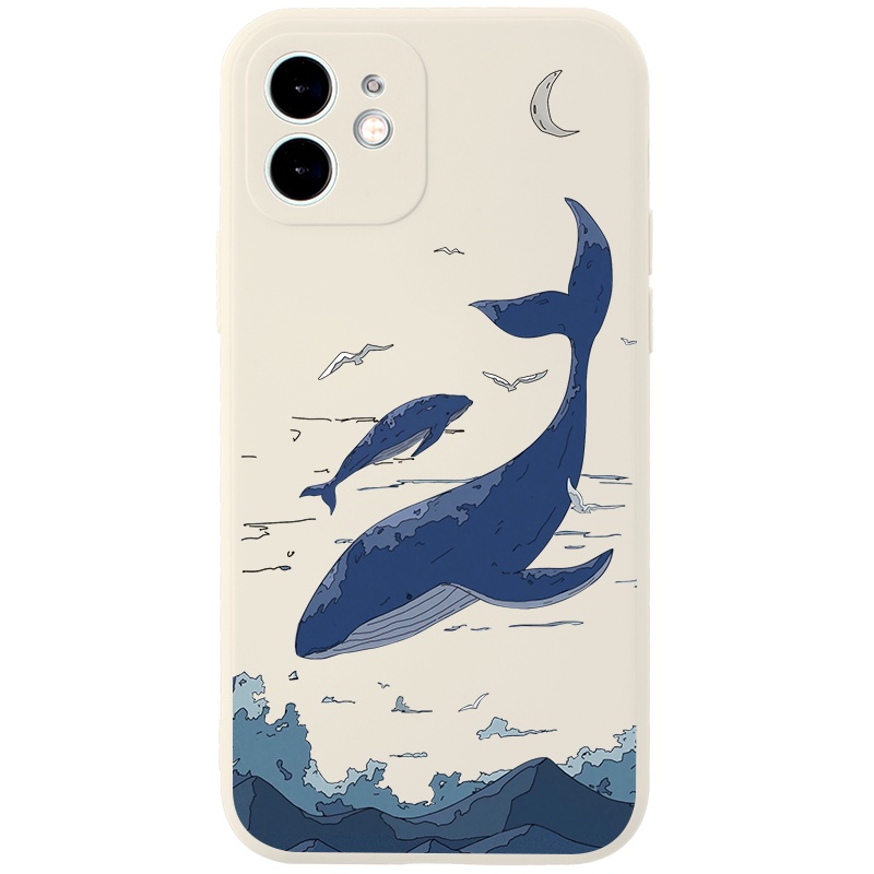 Ốp lưng JURSUE viền vuông hình dễ thương đẹp cho iPhone 13 12 11 Pro Max SE 2020 X XR XS ip 8 7 6 6S Plus kute Y98