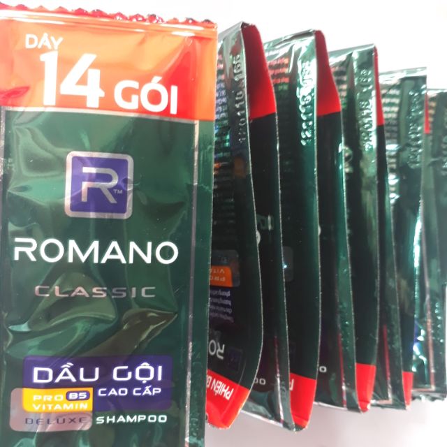 Dầu gội Romano classic "dây 14 gói"