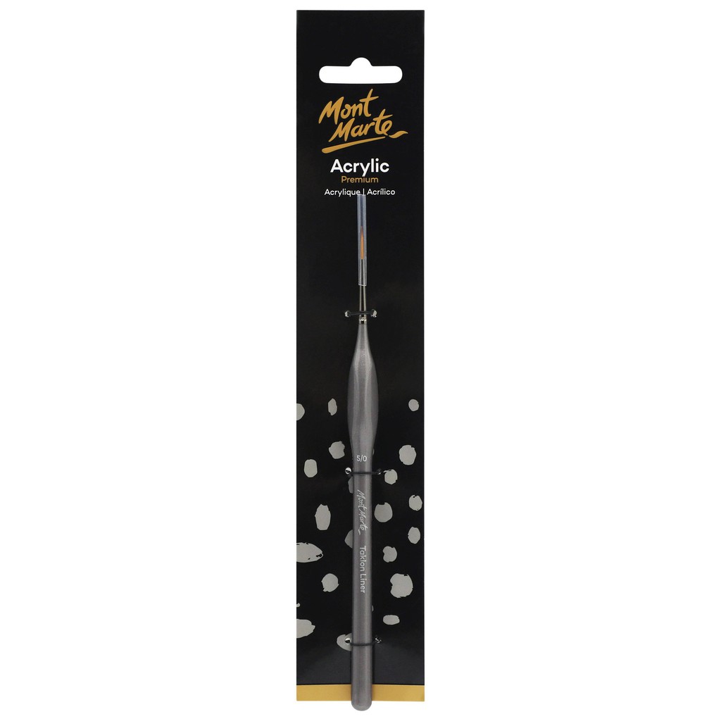 [Hỏa Tốc HCM] Cọ Đi Nét Artist Taklon Liner 5/0 Mont Marte - Artist Brush Taklon Liner 5/0 - MCG0122