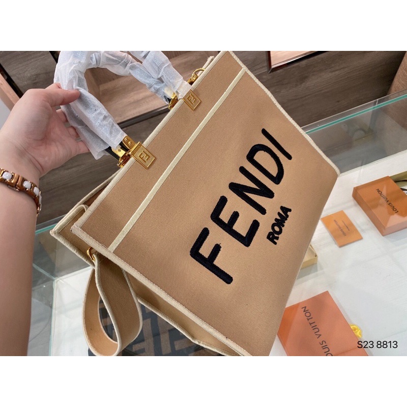 Túi xách nữ thời trang thương hiệu Fendi FD 2021 cao cấp kèm dây đeo tháo rời