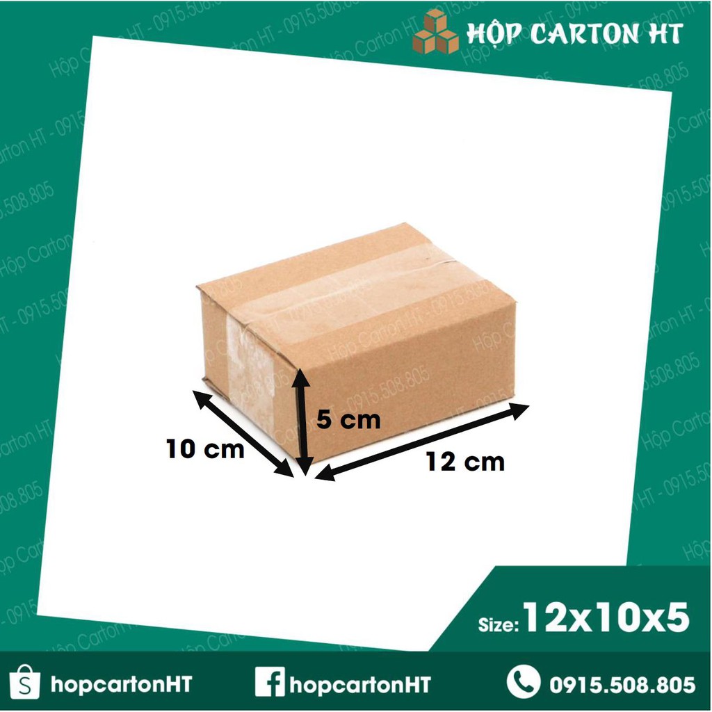 12x10x5 Hộp carton đóng hàng