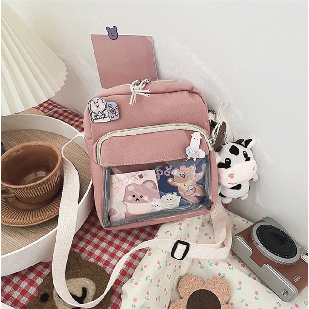 Túi đeo chéo bò sữa