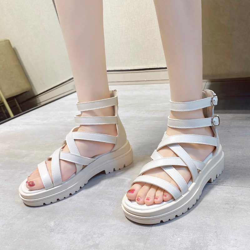 Sandal Nữ Chiến Bình Cao Cổ Kiểu Dáng Phong Cách Cá Tính