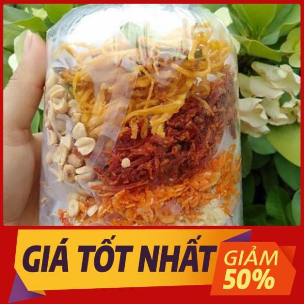 (shop uy tin) 1 bịch bánh tráng trộn gia vị để riêng shopnamdung (chat luong)