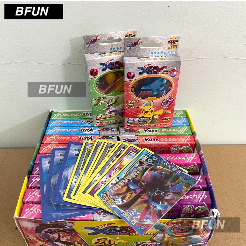 Bộ Thẻ Bài Pokemon - 37 Thẻ Bài Game Card, Giấy Cứng Cao Cấp - Đồ Chơi Trẻ Em Bfun