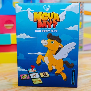 Ngựa Bay Can Pony Fly – Bộ đồ chơi thẻ động vật song ngữ giúp phát triển toàn diện về kiến thức về động vật cho bé