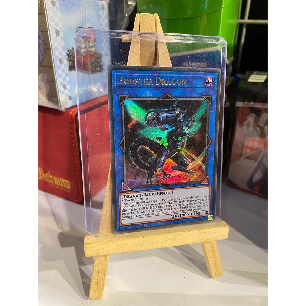 Lá bài thẻ bài Yugioh Booster Dragon - Ultra Rare - Tặng bọc bài nhựa bảo quản