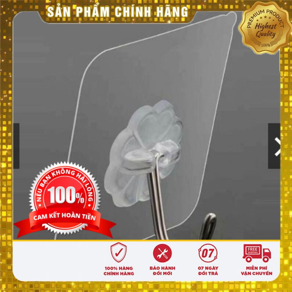 [Mã LIFE10K15 giảm 10K đơn 20K] Móc dán tường siêu chịu lực 6*6cm (đọc HDSD)