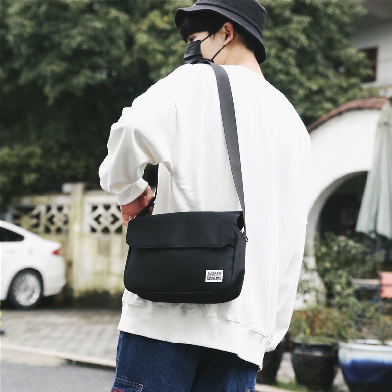 Túi đeo chéo nam nữ vải canvas chống nước phong cách unisex ulzzang Hàn Quốc T01 - Cosa | BigBuy360 - bigbuy360.vn