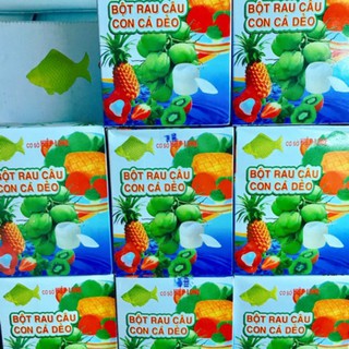 Gói Thạch rau câu con cá dẻo 10gr
