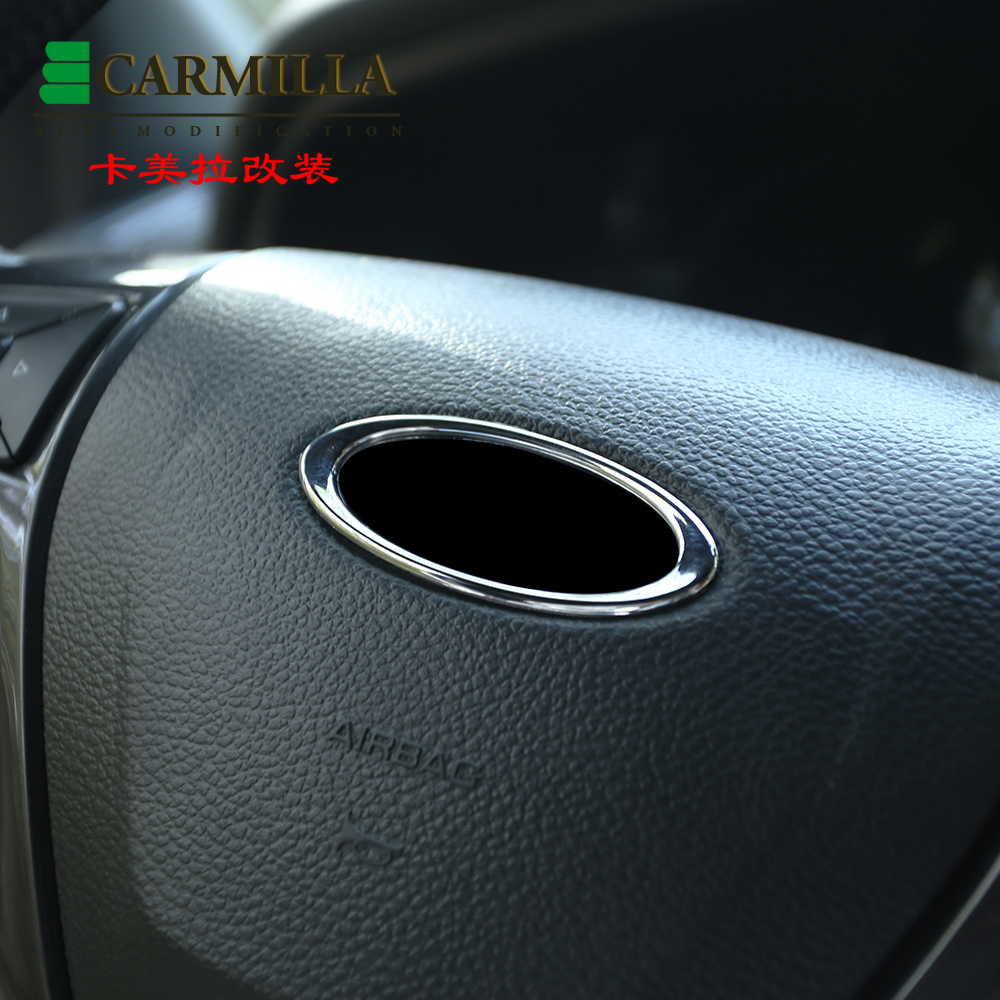 Sticker trang trí vô lăng xe hơi Ford Everest Explorer Ranger 2015 2016 2017