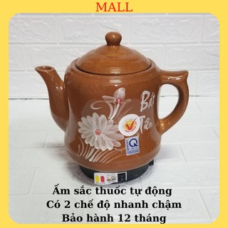Ấm sắc thuốc , bình sắc thuốc bắc điện tự động có 2 chế độ nhanh chậm bảo hành 12 tháng