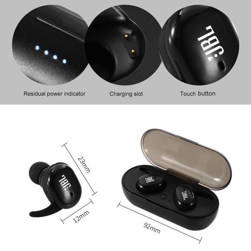 Y30 Tai Nghe Nhét Tai Bluetooth 5.0 Không Dây Jbl Tws4 Có Micro